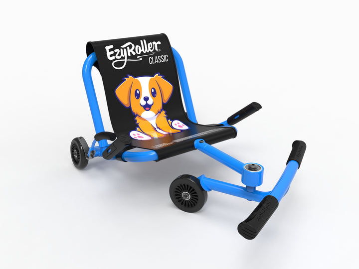 EzyRoller Classic Blue with Puppy Seat