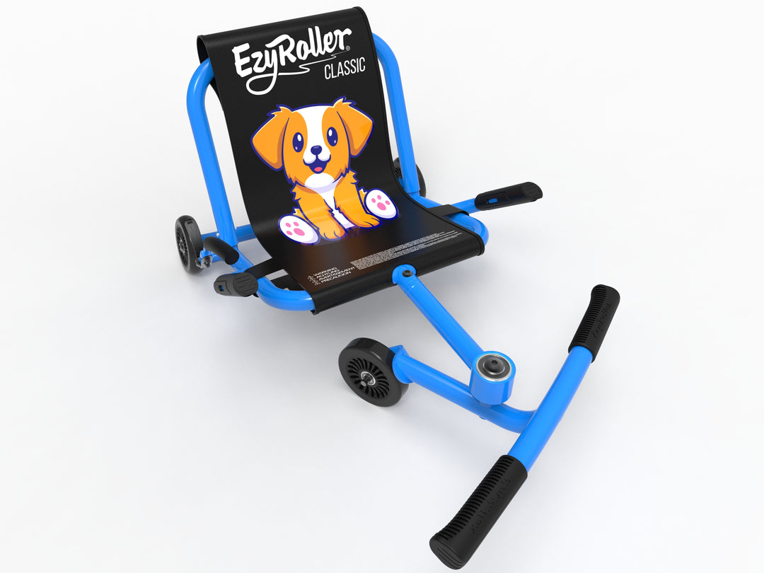 EzyRoller Classic Blue with Puppy Seat